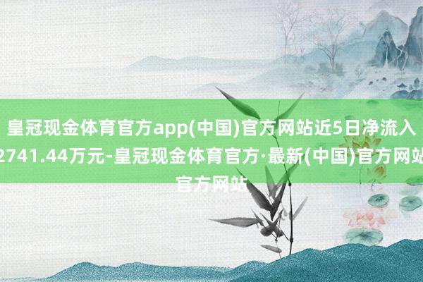 皇冠现金体育官方app(中国)官方网站近5日净流入2741.44万元-皇冠现金体育官方·最新(中国)官方网站